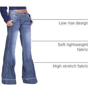 Flamingals Flare Trouser Jeans - Sz L